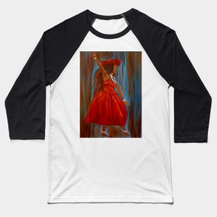 Merrie Monarch Hula Girl 7 Baseball T-Shirt